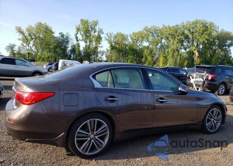 2017 Infiniti Q50 Premium из США, поврежденный, VIN JN1EV7AR1HM834623